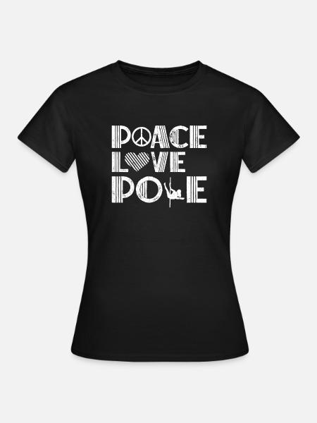 Poledance Tänzerin - Frauen T-Shirt - Schwarz
