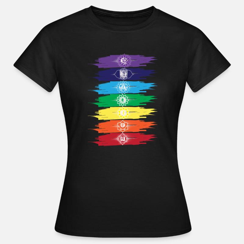 SEVEN CHAKRAS - Women's T-Shirt - black