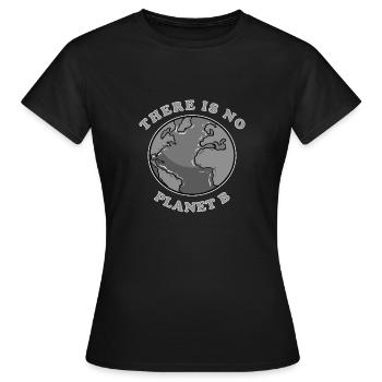 Nachhaltigkeit - Frauen T-Shirt - Schwarz - Vorne - AI Model Female 172 dark (172cm)