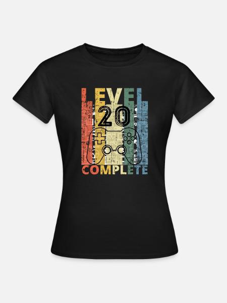 20. Geburtstag Cadeau du 20e anniversaire - T-shirt Femme - noir