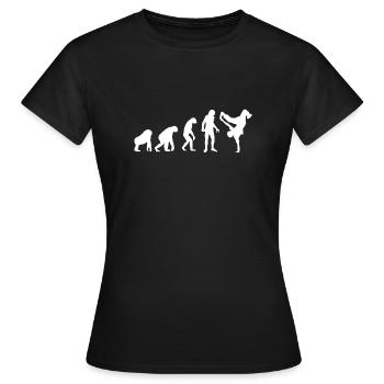 Breakdance BBoy BGirl Streetdance Breakdance - Frauen T-Shirt - Schwarz - Vorne - AI Model Female 172 dark (172cm)
