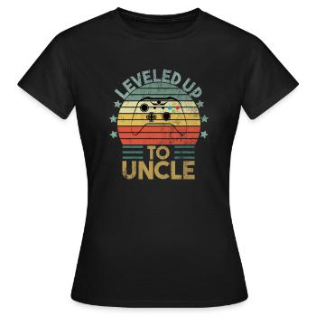 Uncle Gift - Ascended to Uncle - Women's T-Shirt - black - Front - AI Model Female 172 dark (172cm)