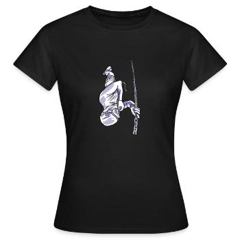 Apnoetauchen Freitauchen Atemzug Apnoe Tieftauchen - Frauen T-Shirt - Schwarz - Vorne - AI Model Female 172 dark (172cm)