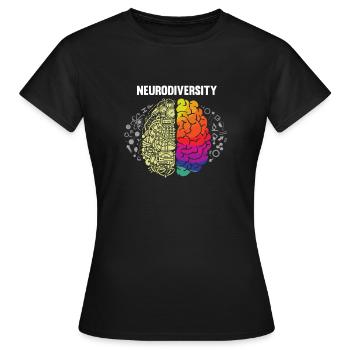 Humorvolle Neurologie Neurodiverser Neurologe - Frauen T-Shirt - Schwarz - Vorne - AI Model Female 172 dark (172cm)