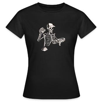 Truck Driver Truck Driver Truck Driver Trucker - Women's T-Shirt - black - Front - AI Model Female 172 dark (172cm)