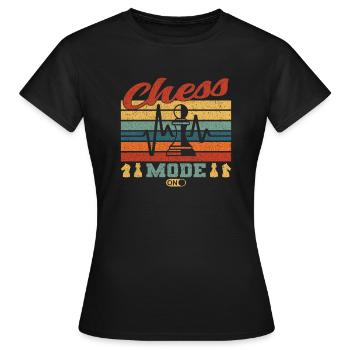 Chess Chess Chess Player Chess - Women's T-Shirt - black - Front - AI Model Female 172 dark (172cm)