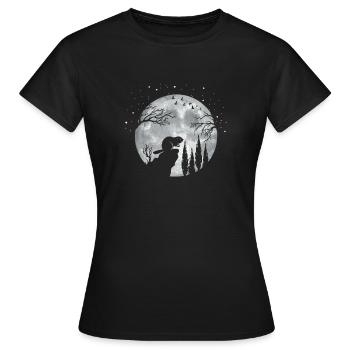 Biber - Frauen T-Shirt - Schwarz - Vorne - AI Model Female 172 dark (172cm)