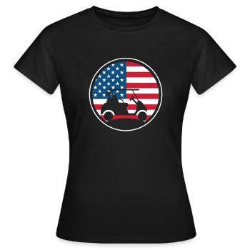 Golfeurs Golfeurs Golfeurs Golfeurs - T-shirt Femme - noir - Devant - AI Model Female 172 dark (172cm)