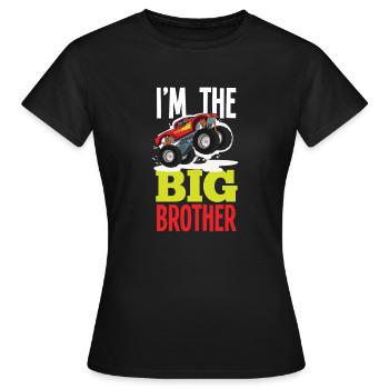 Ich Werde Großer Bruder Ich Bin Großer Bruder - Frauen T-Shirt - Schwarz - Vorne - AI Model Female 172 dark (172cm)