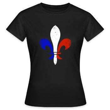 France Provence - Women's T-Shirt - black - Front - AI Model Female 172 dark (172cm)