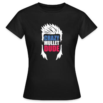 Mulet - T-shirt Femme - noir - Devant - AI Model Female 172 dark (172cm)