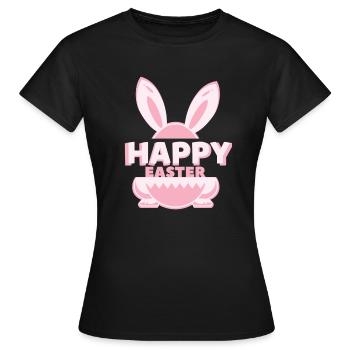 Joyeuses Pâques - T-shirt Femme - noir - Devant - AI Model Female 172 dark (172cm)