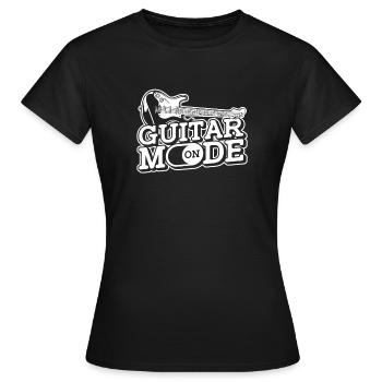 Guitare électrique Guitare électrique Guitariste Guitare - T-shirt Femme - noir - Devant - AI Model Female 172 dark (172cm)