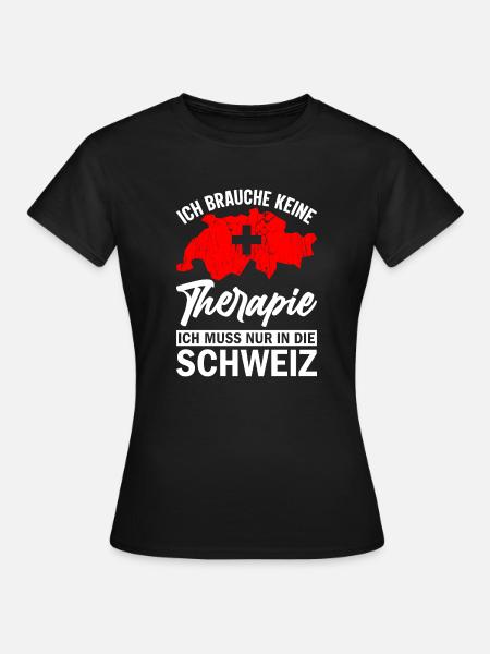 Suisse - T-shirt Femme - noir