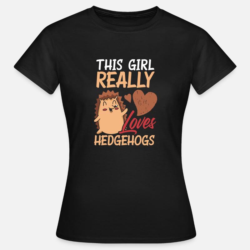 Hérisson Hérisson Hérisson - T-shirt Femme - noir