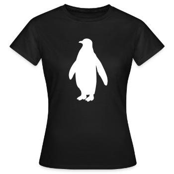Penguin Seabird Oiseau de mer Oiseau de mer Cadeau - T-shirt Femme - noir - Devant - AI Model Female 172 dark (172cm)