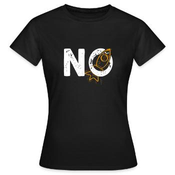 Anti-guerre Non à la guerre Choisissez le symbole de la paix mondiale - T-shirt Femme - noir - Devant - AI Model Female 172 dark (172cm)