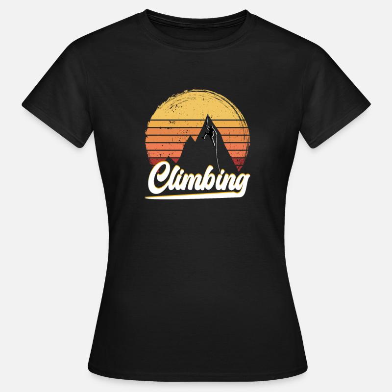 Passion for climbing - Women's T-Shirt - black