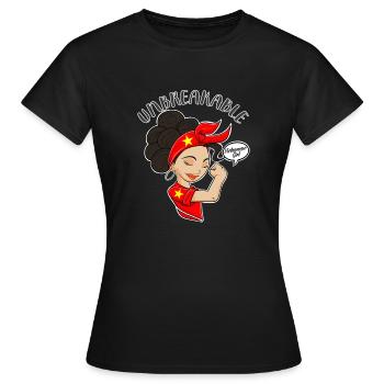 Fille vietnamienne Héritage vietnamien incassable - T-shirt Femme - noir - Devant - AI Model Female 172 dark (172cm)