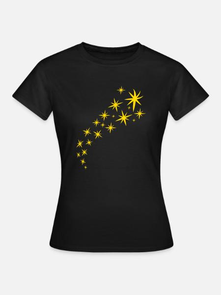 Design Gelbe Sternenflotte - Frauen T-Shirt - Schwarz