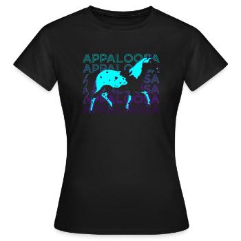 Appaloosa Horse Retro Cadeau - T-shirt Femme - noir - Devant - AI Model Female 172 dark (172cm)