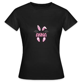 ANNA Easter - Women's T-Shirt - black - Front - AI Model Female 172 dark (172cm)