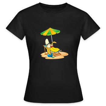 Sie ist hier die Top-Banane - Frauen T-Shirt - Schwarz - Vorne - AI Model Female 172 dark (172cm)