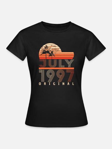Baujahr Juli 1997 - Frauen T-Shirt - Schwarz