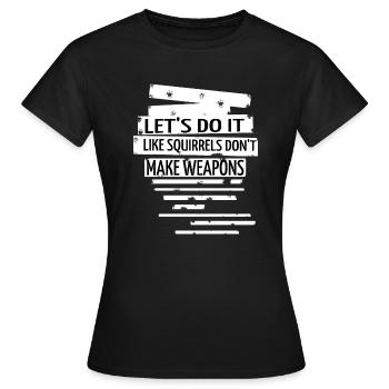present funky funny peace movement gift - Frauen T-Shirt - Schwarz - Vorne - AI Model Female 172 dark (172cm)