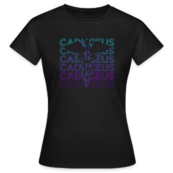 Caduceus Heralds Staff of Hermes Hermetic Gift - Women's T-Shirt - black - Front - AI Model Female 172 dark (172cm)