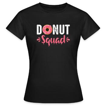 Donut Donuts Candy Bagel - T-shirt Femme - noir - Devant - AI Model Female 172 dark (172cm)