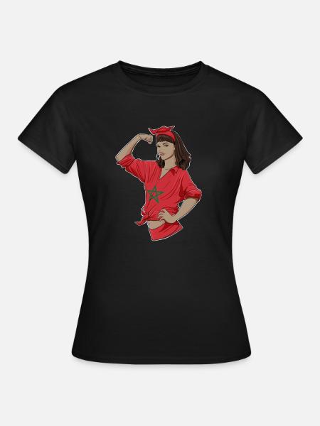 Fille marocaine incassable I Héritage marocain I - T-shirt Femme - noir