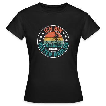 Ich bin extrem selten Radlos 04 - Frauen T-Shirt - Schwarz - Vorne - AI Model Female 172 dark (172cm)