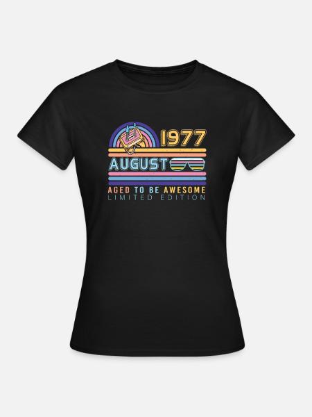 1977 Août Édition limitée - T-shirt Femme - noir