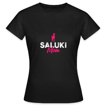 Saluki mom - Frauen T-Shirt - Schwarz - Vorne - AI Model Female 172 dark (172cm)