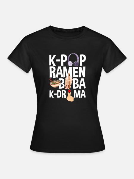 K-Pop K-Drama Musique pop coréenne - T-shirt Femme - noir