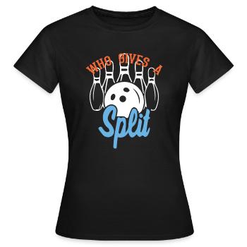 Geteilte Entscheidung - Frauen T-Shirt - Schwarz - Vorne - AI Model Female 172 dark (172cm)