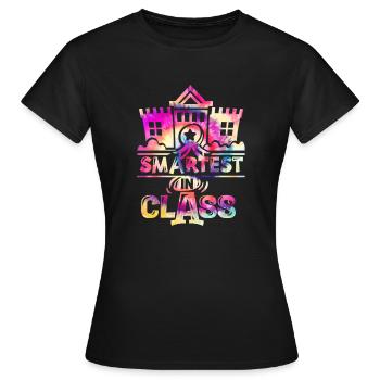 Smartest in the Class Back to School - Women's T-Shirt - black - Front - AI Model Female 172 dark (172cm)