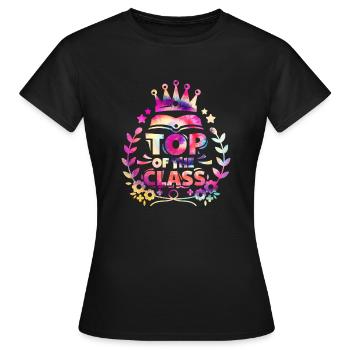 Top of the Class Back to School - Women's T-Shirt - black - Front - AI Model Female 172 dark (172cm)