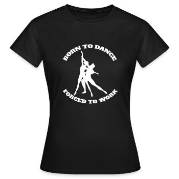 Ballerina Dance Class Gift Ballet Dancer Dance - Women's T-Shirt - black - Front - AI Model Female 172 dark (172cm)