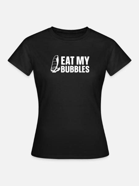Windsurfing Windsurfen - Vrouwen T-shirt - zwart