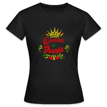 Königin von Gwada - Frauen T-Shirt - Schwarz - Vorne - AI Model Female 172 dark (172cm)