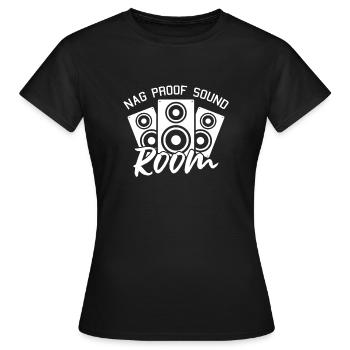 Tontechniker Sound Audio Engineer - Frauen T-Shirt - Schwarz - Vorne - AI Model Female 172 dark (172cm)