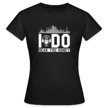Tontechniker Sound Audio Engineer - Frauen T-Shirt - Schwarz - Vorne - AI Model Female 172 dark (172cm)