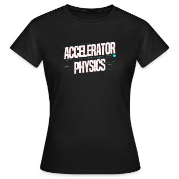 Physicien physicien - T-shirt Femme - noir - Devant - AI Model Female 172 dark (172cm)