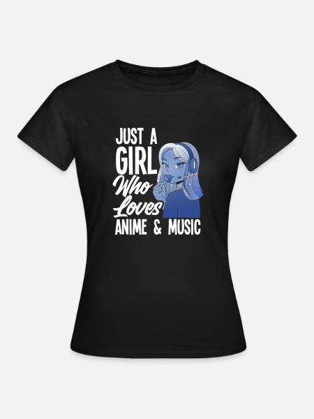 Lustiges Anime Geschenk - Frauen T-Shirt - Schwarz
