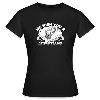 Coiffeur Coiffeur Coiffure Coiffure Coiffure Coiffure - T-shirt Femme - noir - Devant - AI Model Female 172 dark (172cm)