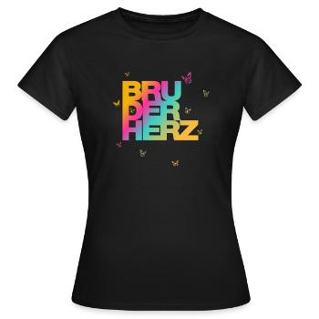 Bruderherz Bester Bruder der Welt Geschenkidee - Frauen T-Shirt - Schwarz - Vorne - AI Model Female 172 dark (172cm)