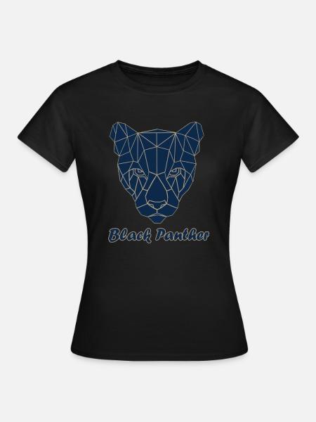 Black Panther - Dame-T-shirt - sort