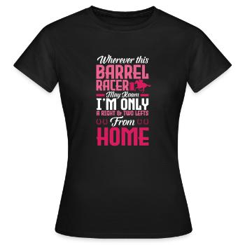 Lustige Pferderennen Pferderennen Geschenkidee - Frauen T-Shirt - Schwarz - Vorne - AI Model Female 172 dark (172cm)